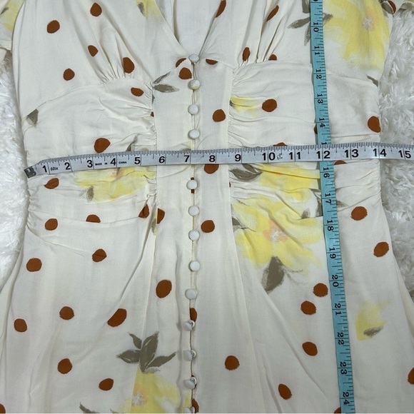 Free People Date Night Floral Polka Dot Mini Dress - Picture 16 of 16